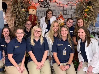 Students in the Associate Degree Radiologic Technology  and Nursing programs participated in the Spooky Science night at Cumberland Heights School on Monday, October 21st. 
